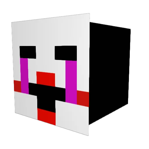 luh_calmm Minecraft avatar head, 3D render