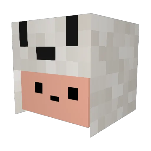 luhadri Minecraft avatar head, 3D render