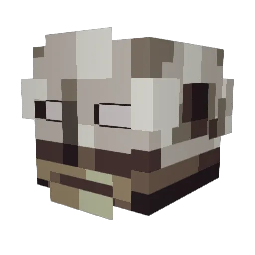 luhluke3 Minecraft avatar head, 3D render