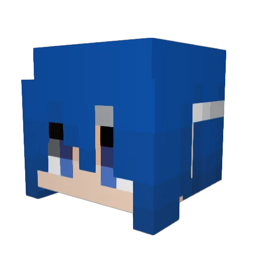 luhtrunc Minecraft avatar head, 3D render