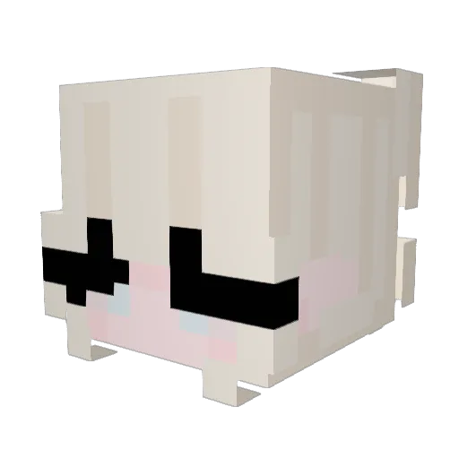 luhvers Minecraft avatar head, 3D render