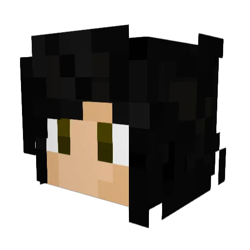 lui1092 Minecraft avatar head, 3D render