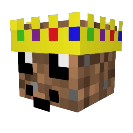 lui2686 Minecraft avatar head, 3D render