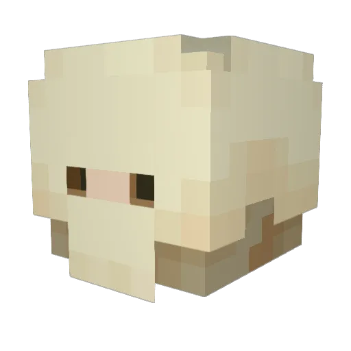 lui_bb Minecraft avatar head, 3D render