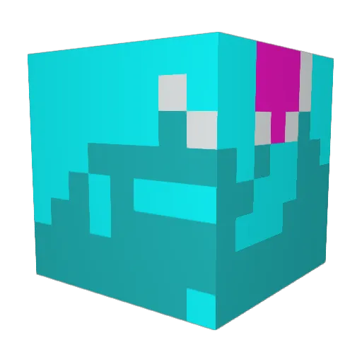 lui_borges Minecraft avatar head, 3D render