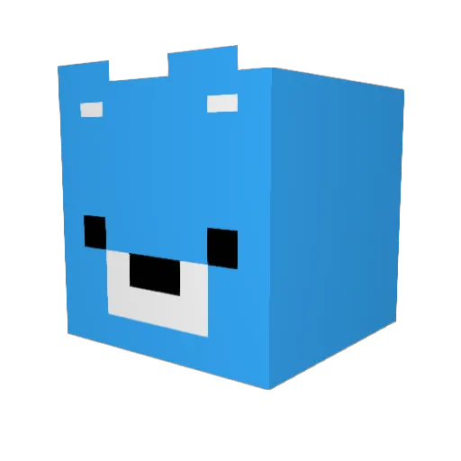 luie07 Minecraft avatar head, 3D render