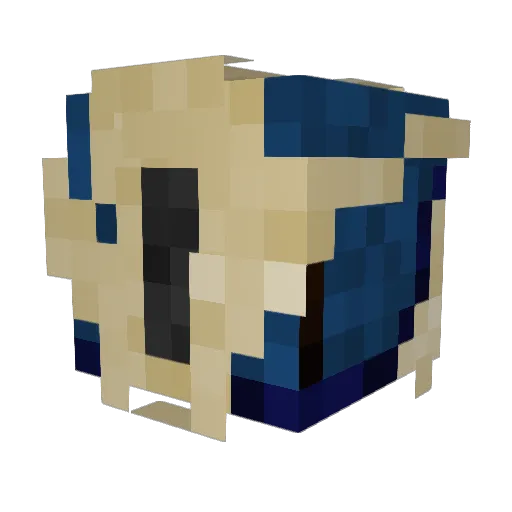 luigi2846 Minecraft avatar head, 3D render