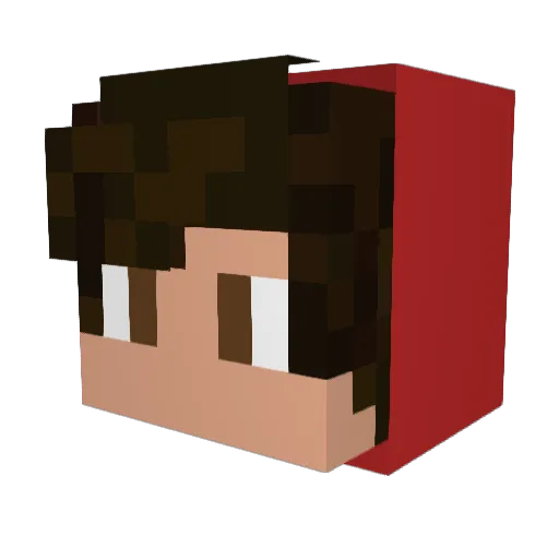 luigi339 Minecraft avatar head, 3D render