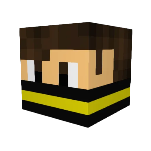 luigi4036 Minecraft avatar head, 3D render