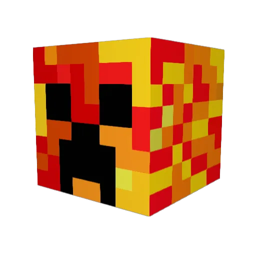 luigigreen10 Minecraft avatar head, 3D render
