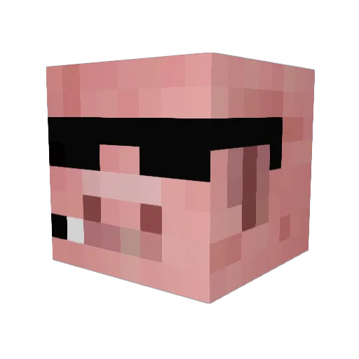 luigix54 Minecraft avatar head, 3D render