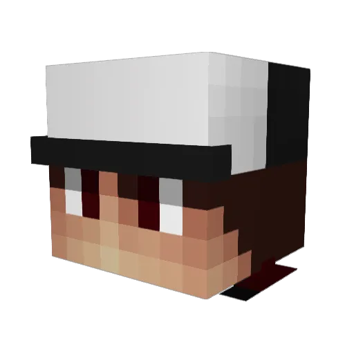 luiigiiii Minecraft avatar head, 3D render
