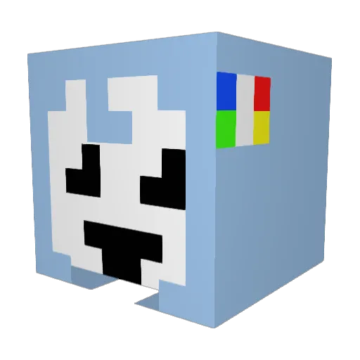 luinge84 Minecraft avatar head, 3D render