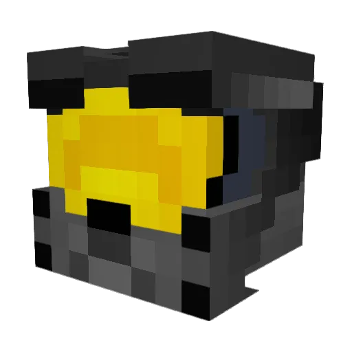 luis1015 Minecraft avatar head, 3D render