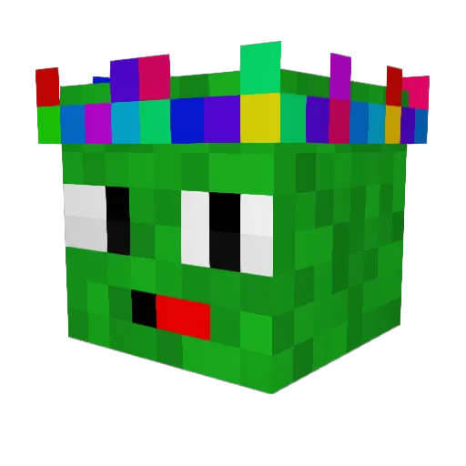 luis1p0 Minecraft avatar head, 3D render