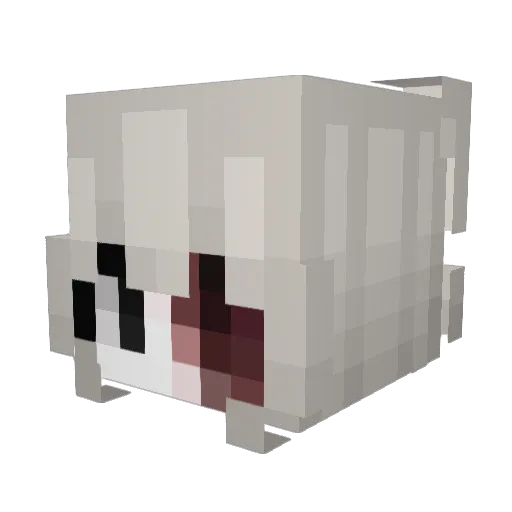 luisU_U Minecraft avatar head, 3D render