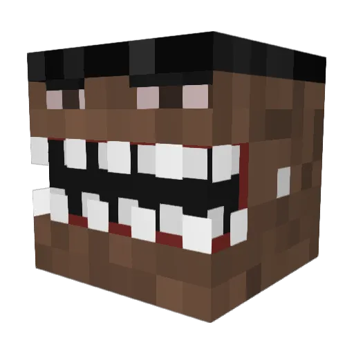 luis__123 Minecraft avatar head, 3D render