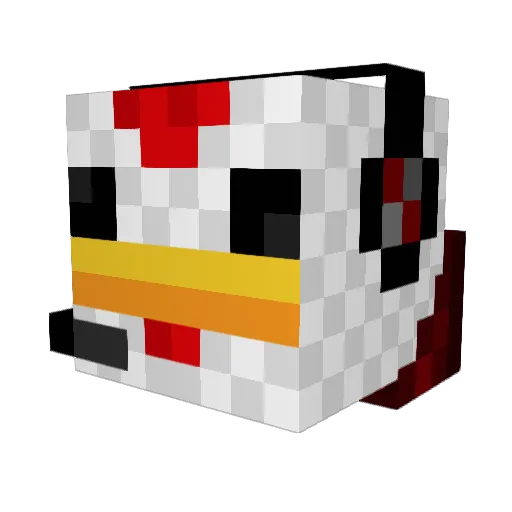 luis_g14 Minecraft avatar head, 3D render