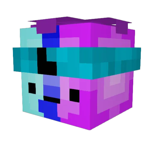 luisac1332 Minecraft avatar head, 3D render