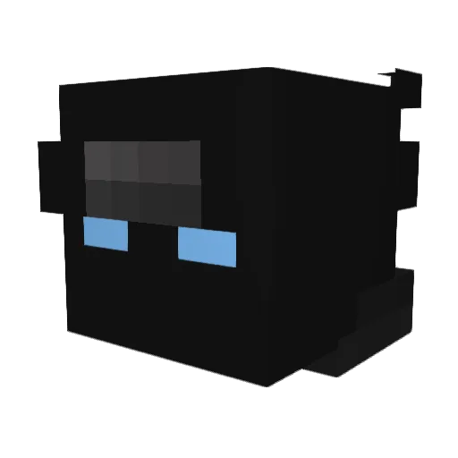 luisalmon01 Minecraft avatar head, 3D render