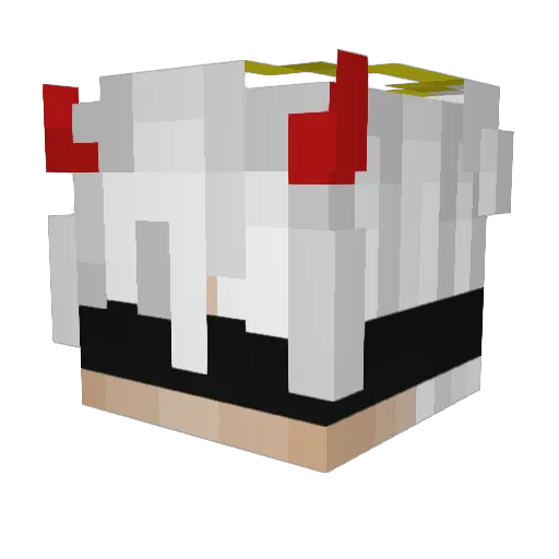 luischang0102 Minecraft avatar head, 3D render