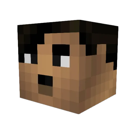 luisdito09 Minecraft avatar head, 3D render