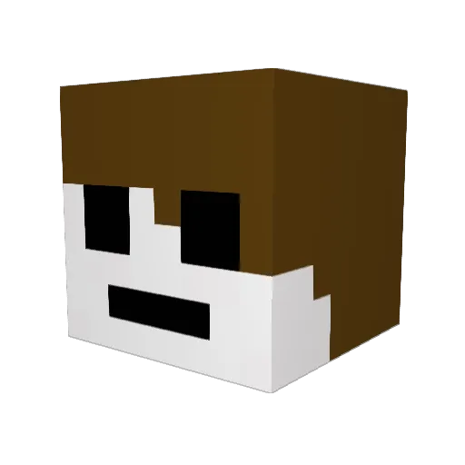 luisfabiano8 Minecraft avatar head, 3D render
