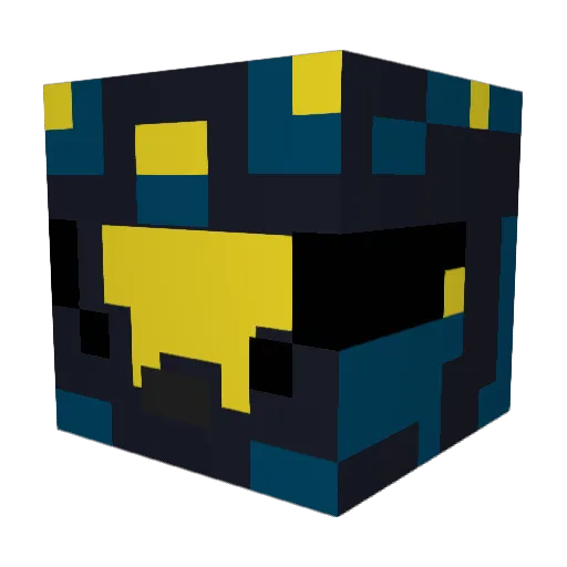 luisferpacheco Minecraft avatar head, 3D render