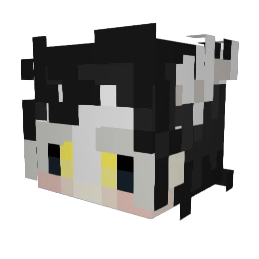 luisfixe124 Minecraft avatar head, 3D render
