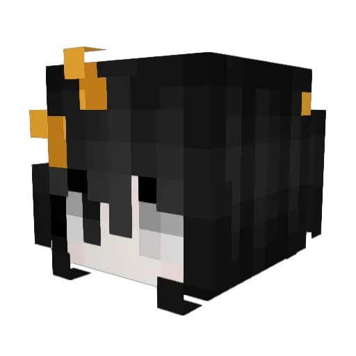 luisogx Minecraft avatar head, 3D render