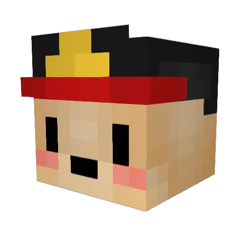 luisu90 Minecraft avatar head, 3D render