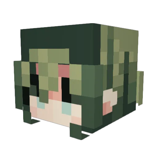 luisxd2344 Minecraft avatar head, 3D render