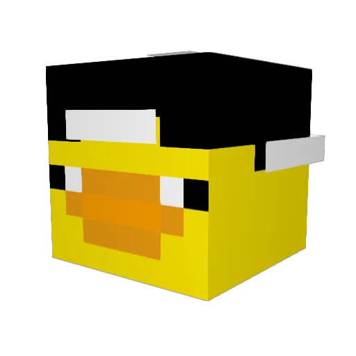 luisyluis12 Minecraft avatar head, 3D render