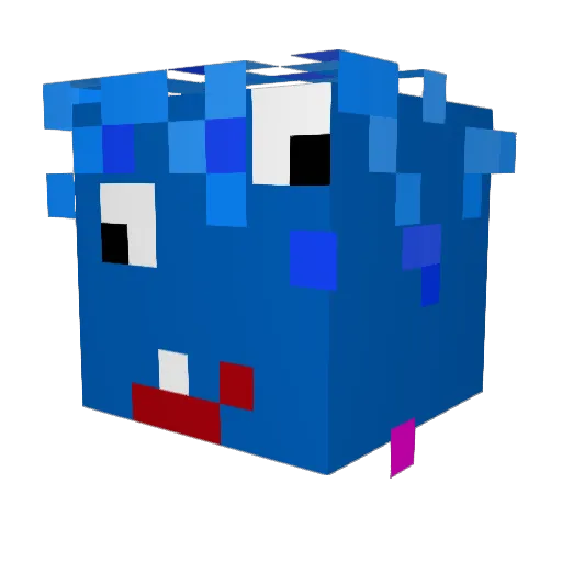 luitschi1234 Minecraft avatar head, 3D render