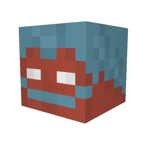 luizsambugaro Minecraft avatar head, 3D render