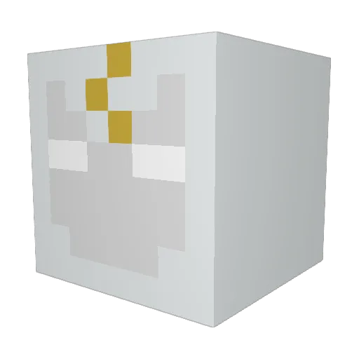 luka1872 Minecraft avatar head, 3D render