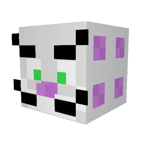 lukafunny_ Minecraft avatar head, 3D render