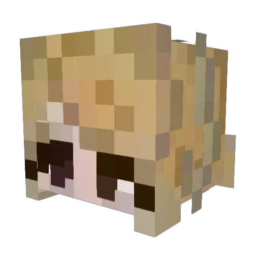 lukalukanightfvr Minecraft avatar head, 3D render