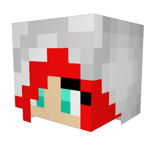 lukas0228 Minecraft avatar head, 3D render