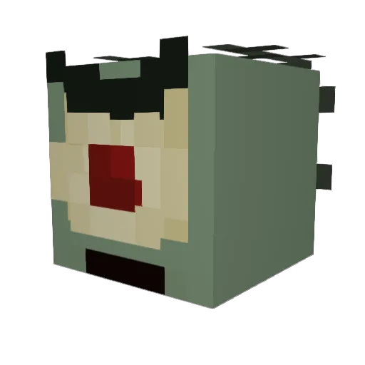 lukas051017 Minecraft avatar head, 3D render