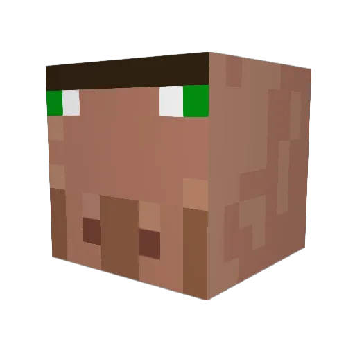 lukas123545 Minecraft avatar head, 3D render
