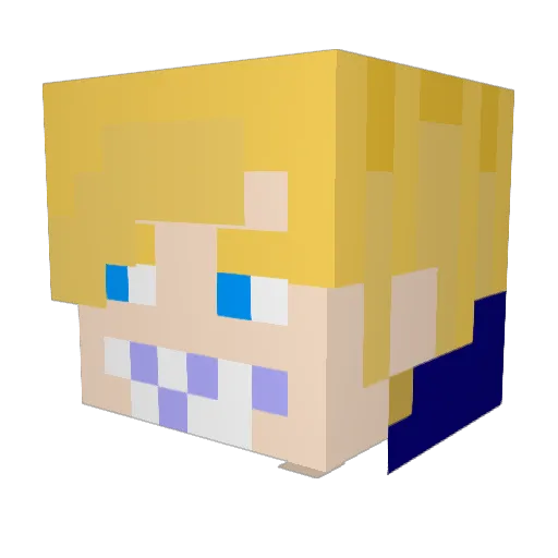 lukasepic123 Minecraft avatar head, 3D render