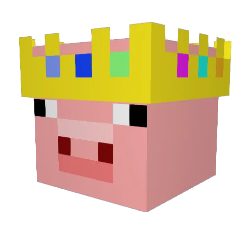 lukasp2021 Minecraft avatar head, 3D render
