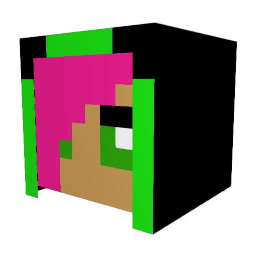 lukassk123 Minecraft avatar head, 3D render