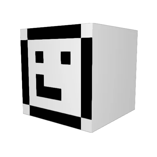 lukcraft2 Minecraft avatar head, 3D render