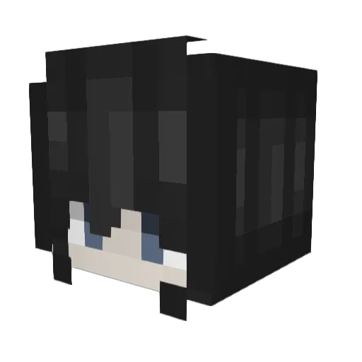 luke1233 Minecraft avatar head, 3D render