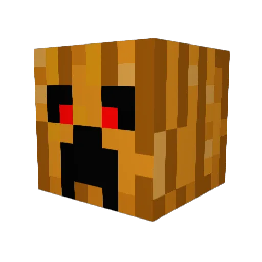 luke13456 Minecraft avatar head, 3D render