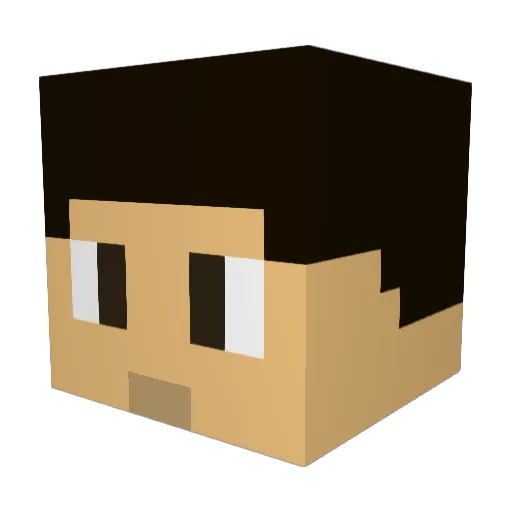 luke235612 Minecraft avatar head, 3D render