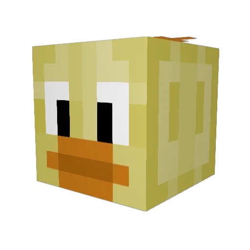 luke31086637 Minecraft avatar head, 3D render