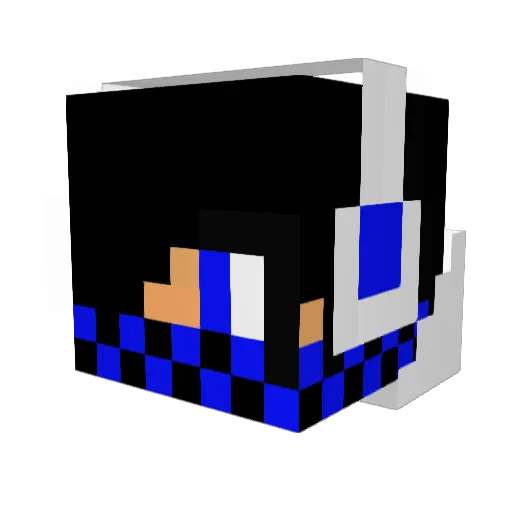 luke3848 Minecraft avatar head, 3D render
